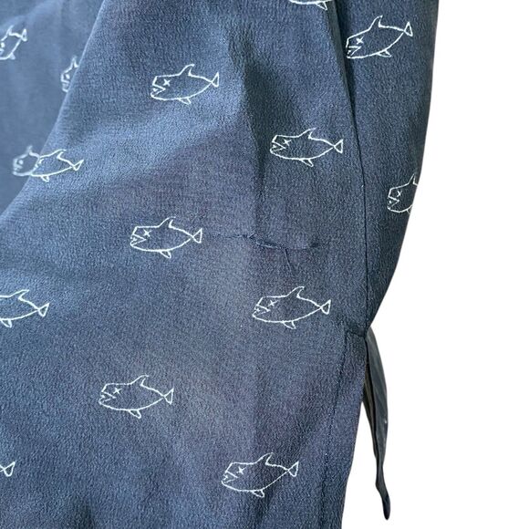 AG Adriano Goldschmied Tank Top Womens Small Blue Silk Sleeveless V-Neck Cami - Picture 8 of 11